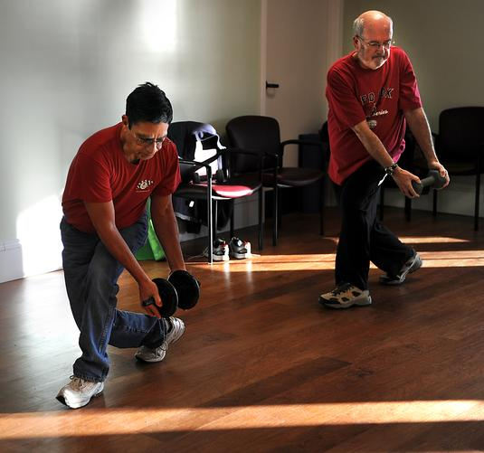 Standing Dumbbell - Photo by Allan Jung for Daily News & Wicked Local