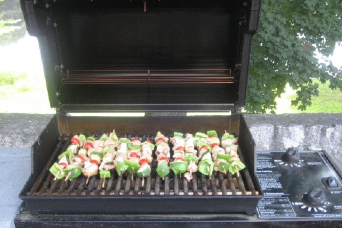 Kebabs on the Grill