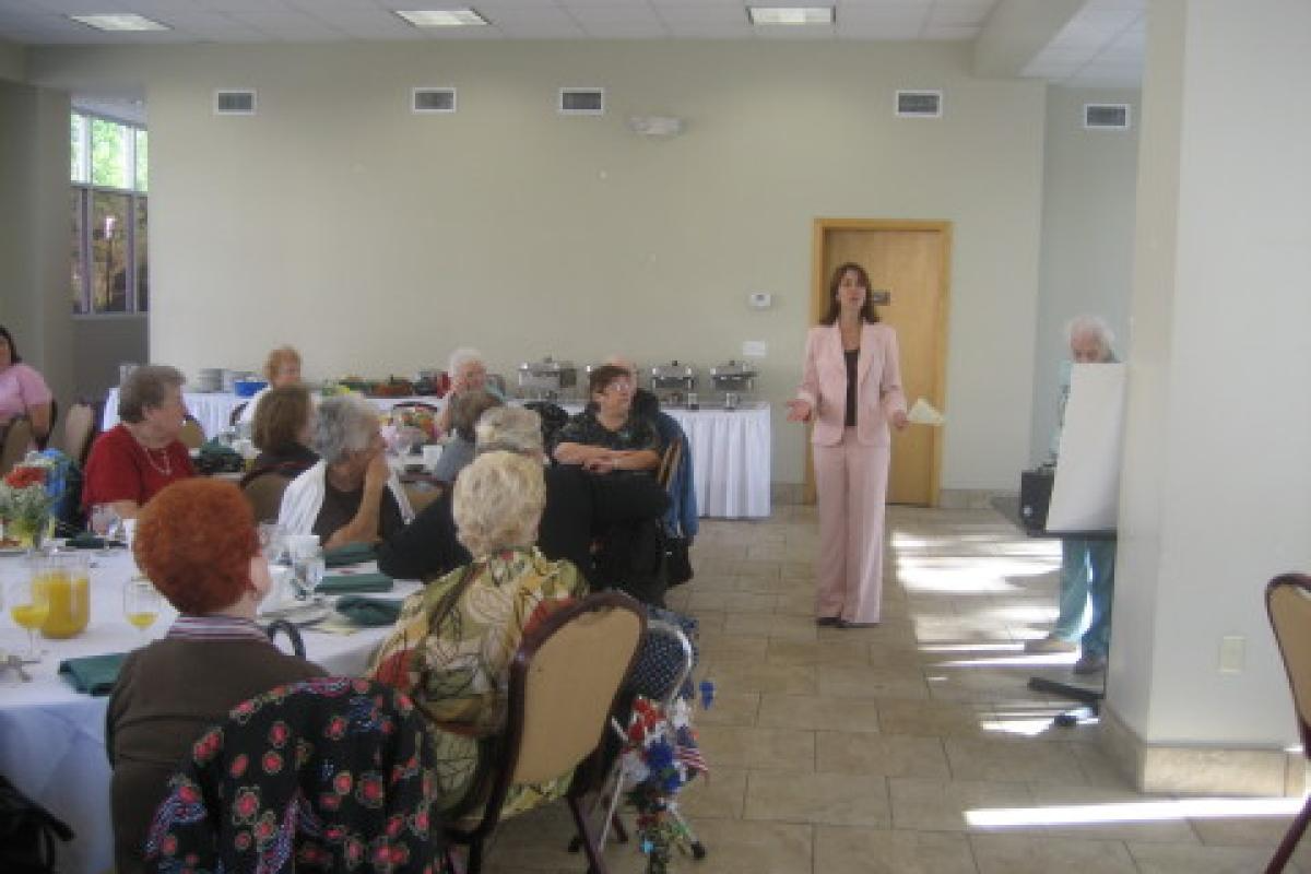 Woman Giving Presentation