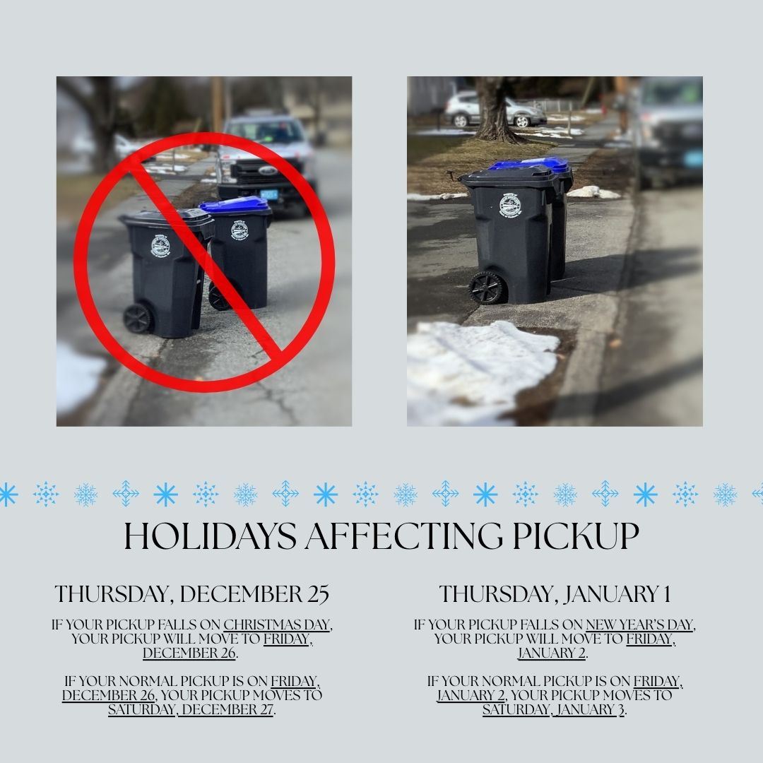 Holiday snow curbside