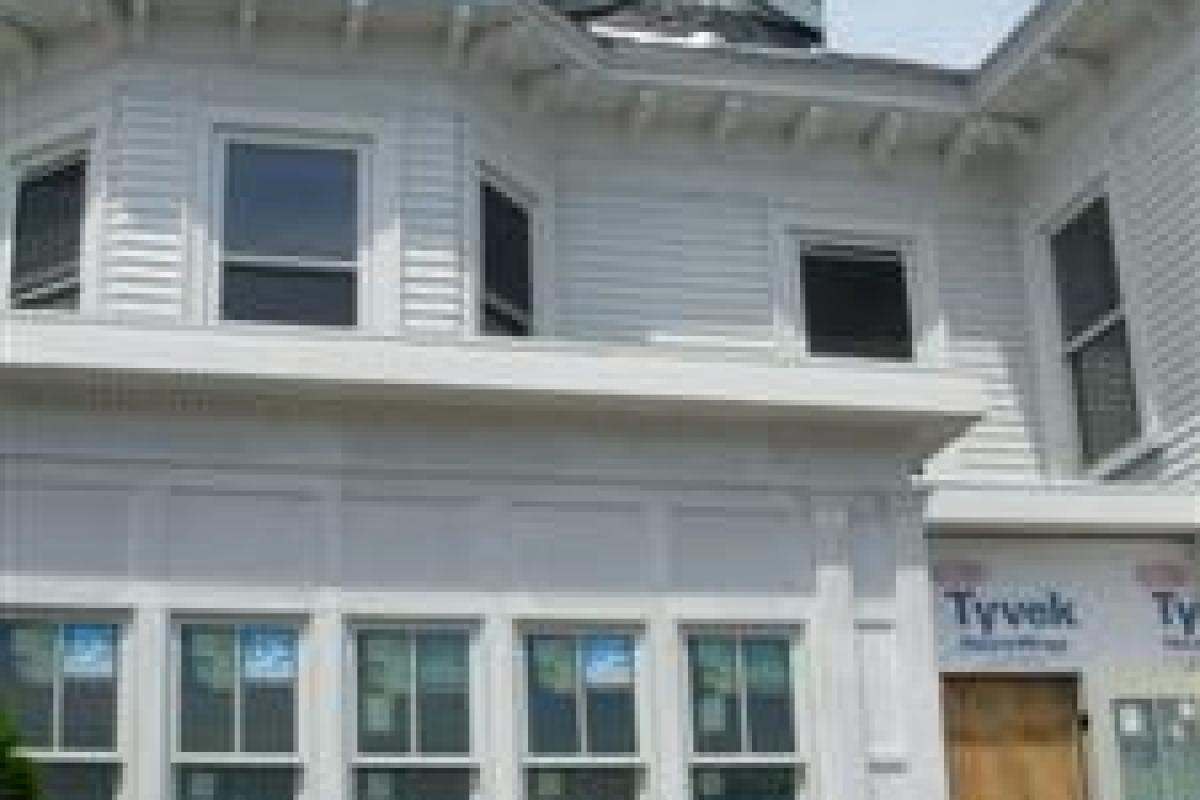 Outdoor View of Upstairs Windows