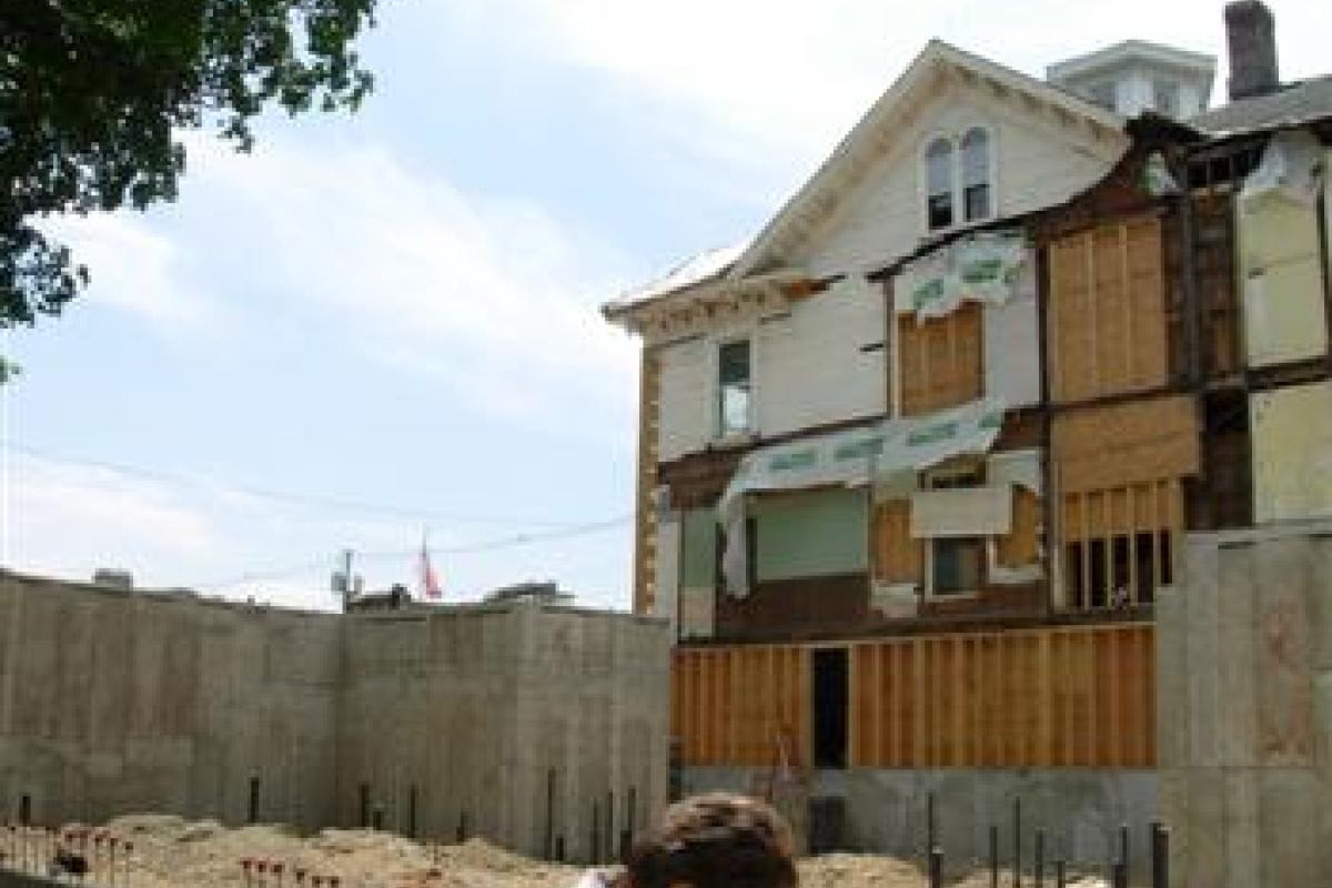 Building in Progress of Construction