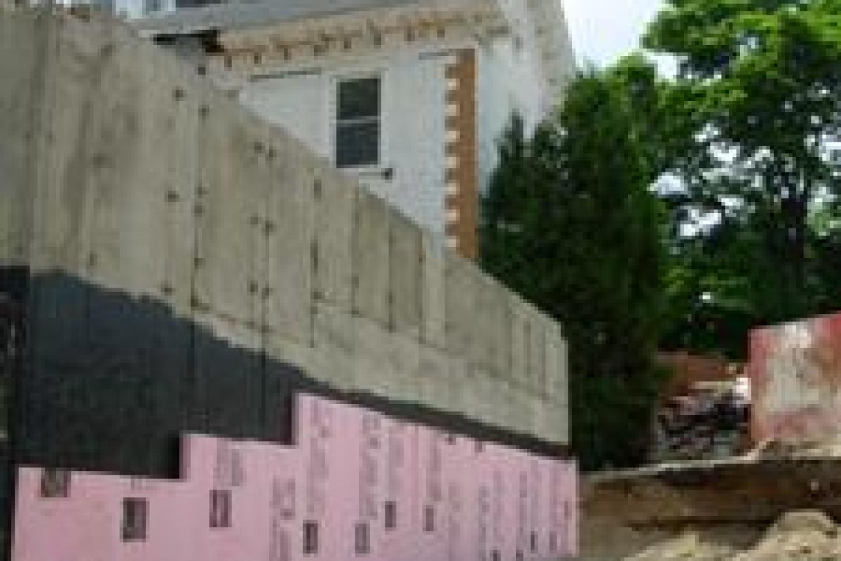 Wall Construction Close Up